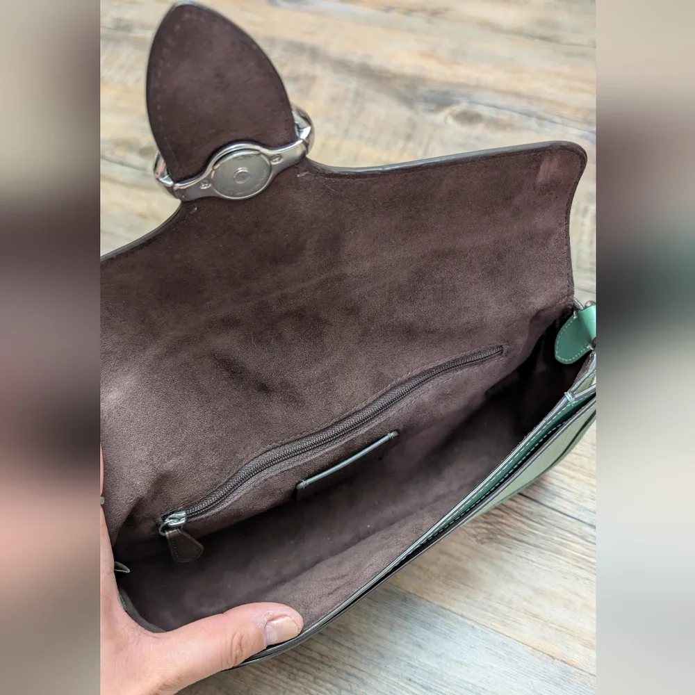 Sage Green Coach Georgie Shoulder Bag - Picture 4 of 9